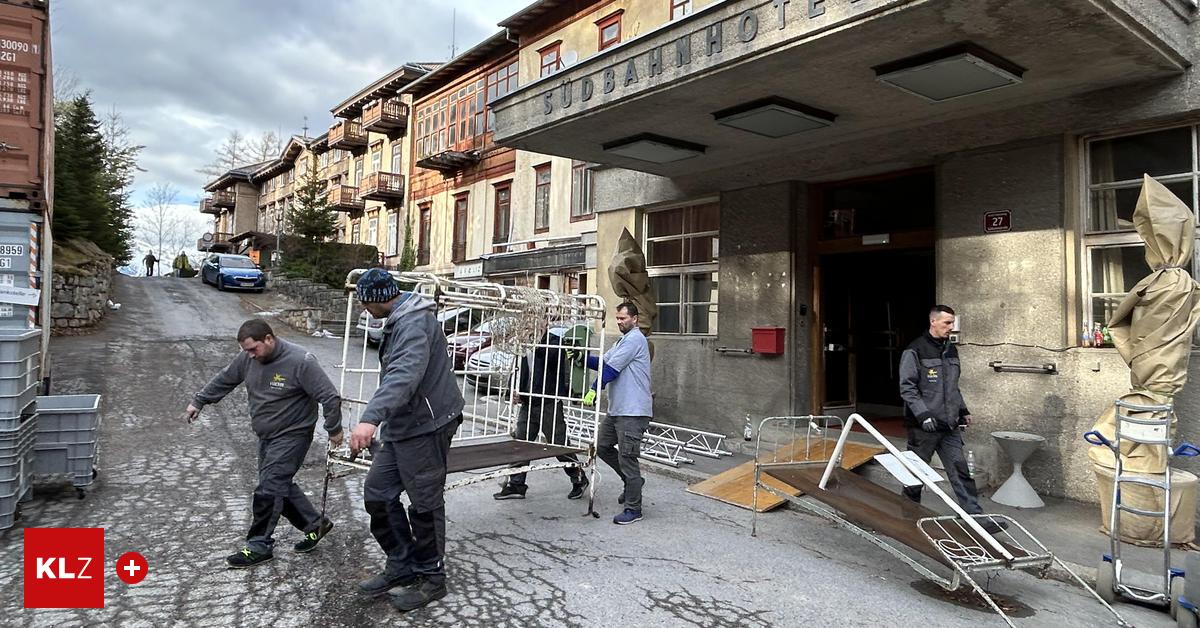 Semmering Wieder Mit Polizeischutz Zwangsr Umung Im S Dbahnhotel